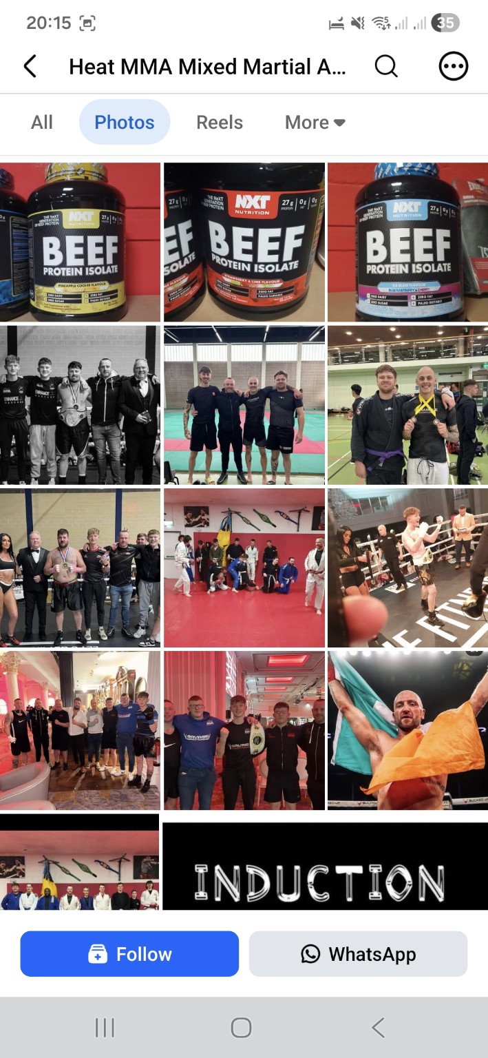 Heat MMA competition and community gallery